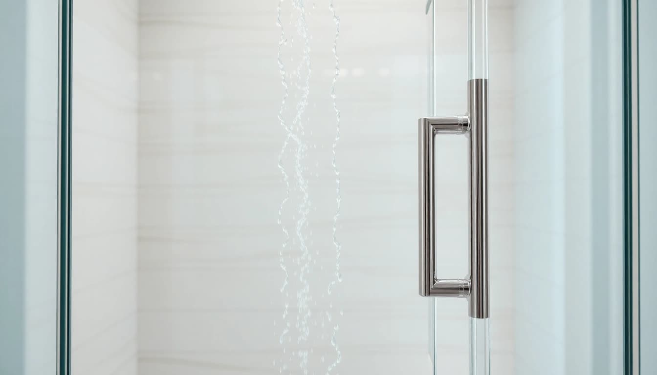 Transform your space with elegant shower doors showcasing sleek design and luxurious finishes.