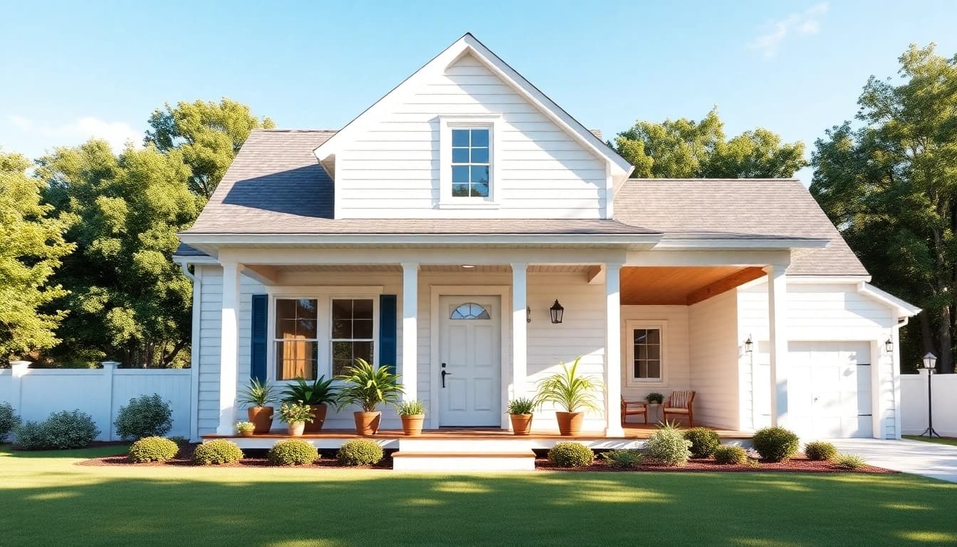 Transform your cape cod home with an expansion featuring a charming attached garage.