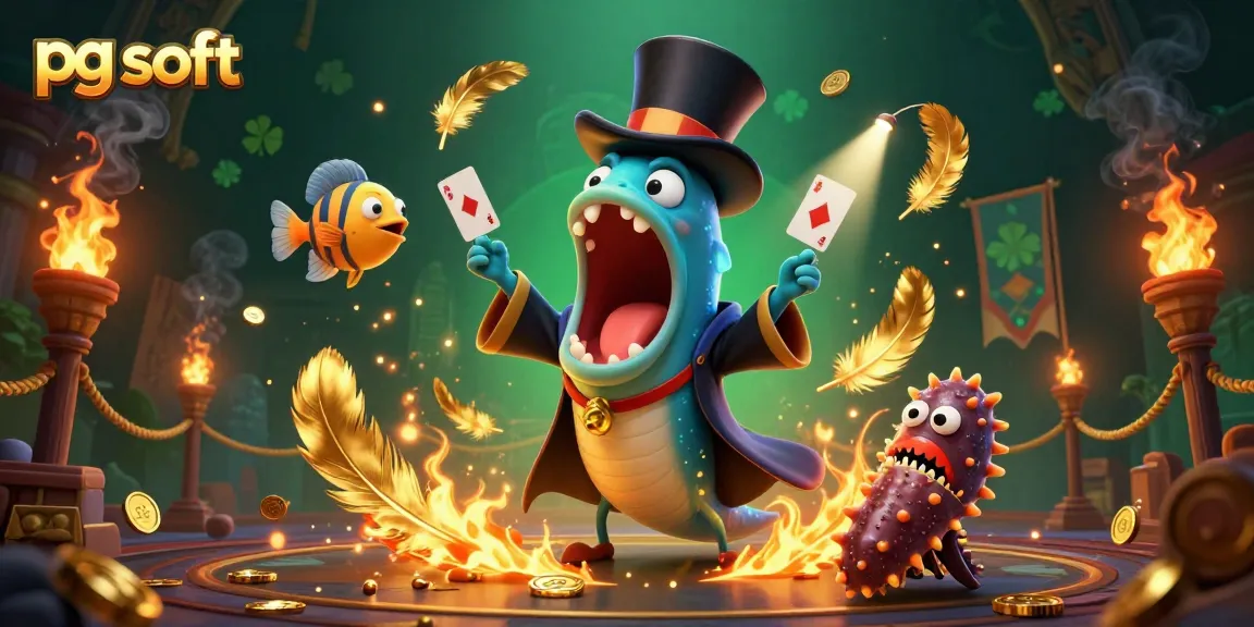 Experience thrilling gameplay with pg soft in this vibrant 3D magic-themed casino scene.