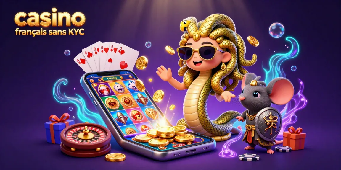 Jouez dans un passionnant casino français sans KYC tout en découvrant des bonus attrayants et des jeux captivants.