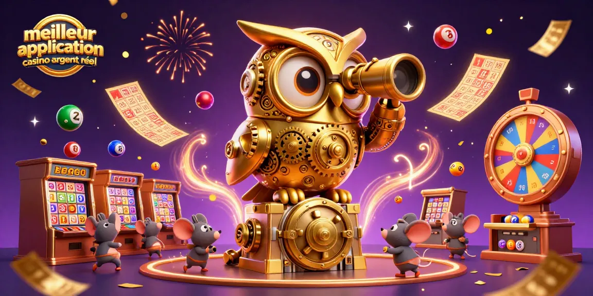 Découvrez la meilleure application casino argent réel avec une illustration d'animaux de casino animés et des jeux excitants.