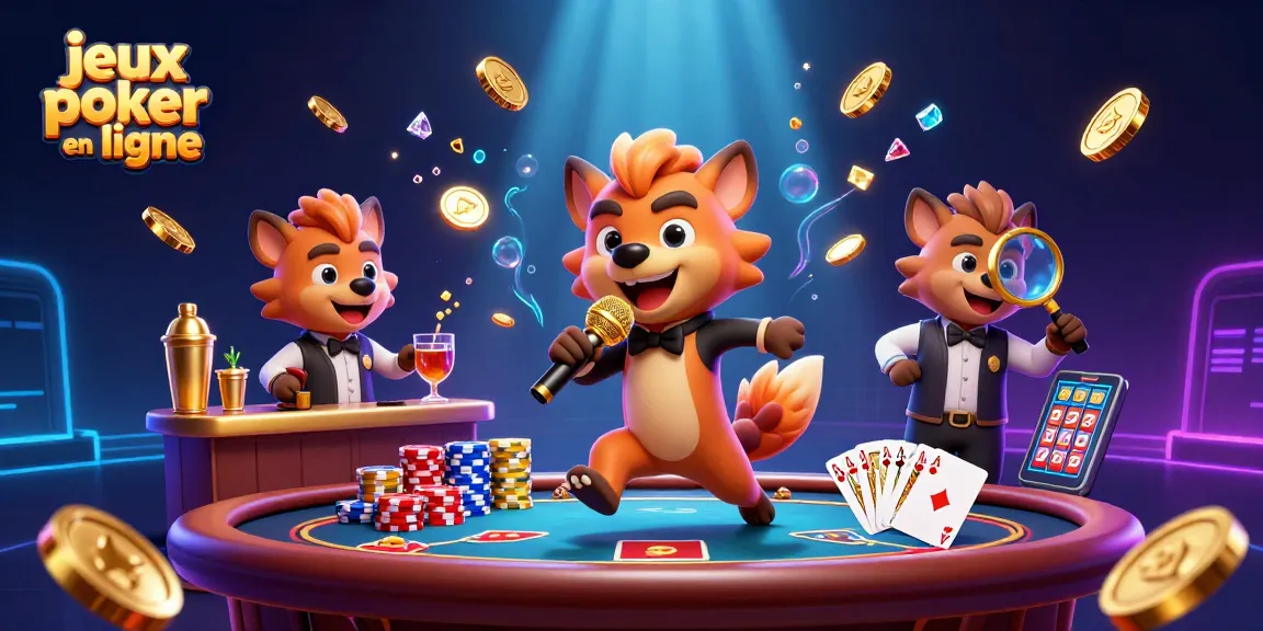 Découvrez des jeux poker en ligne innovants dans ce casino animé d'hyènes.