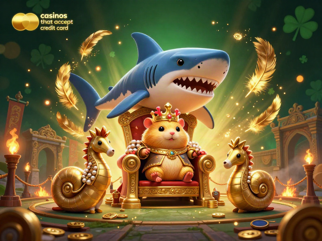 Engage in thrilling gameplay at casinos that accept mastercard credit card with vibrant 3D casino illustration.