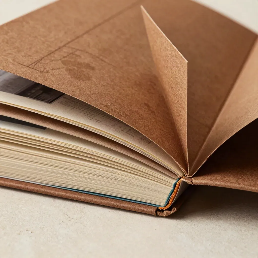 Macro of a workbook-style niche map set with fanned divider tabs and a matte slipcase.
