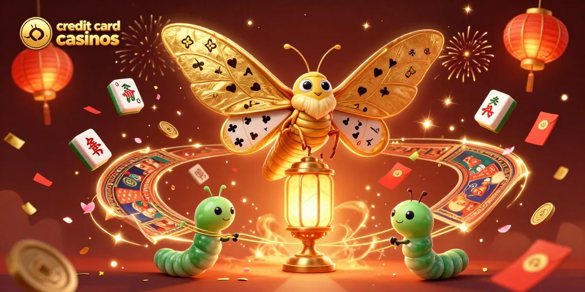 Experience thrilling gameplay at credit card casinos, featuring vibrant 3D illustration of an energetic casino scene.