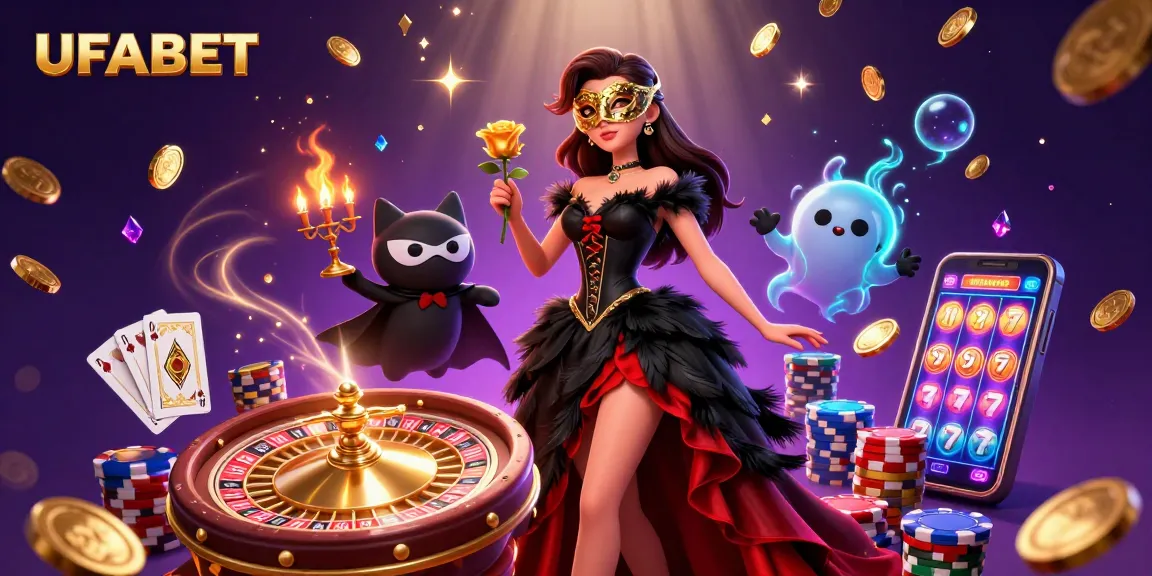 Experience excitement at UFABET with dazzling casino games and animated characters.