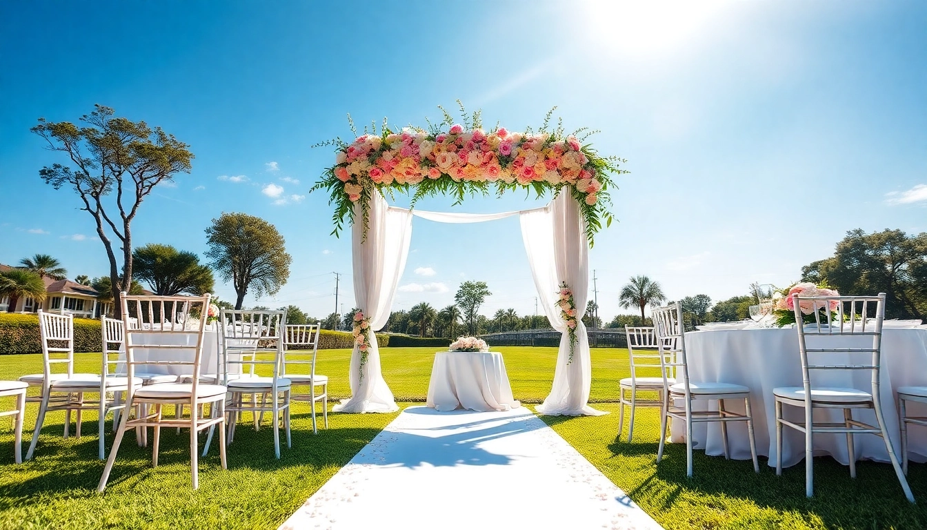 Celebrate your special day at the Jacksonville Wedding Venue with lush landscapes and elegant decor.