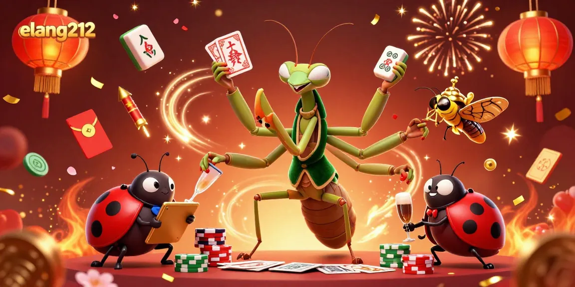 Experience thrilling gameplay at elang212 with colorful casino elements and characters.