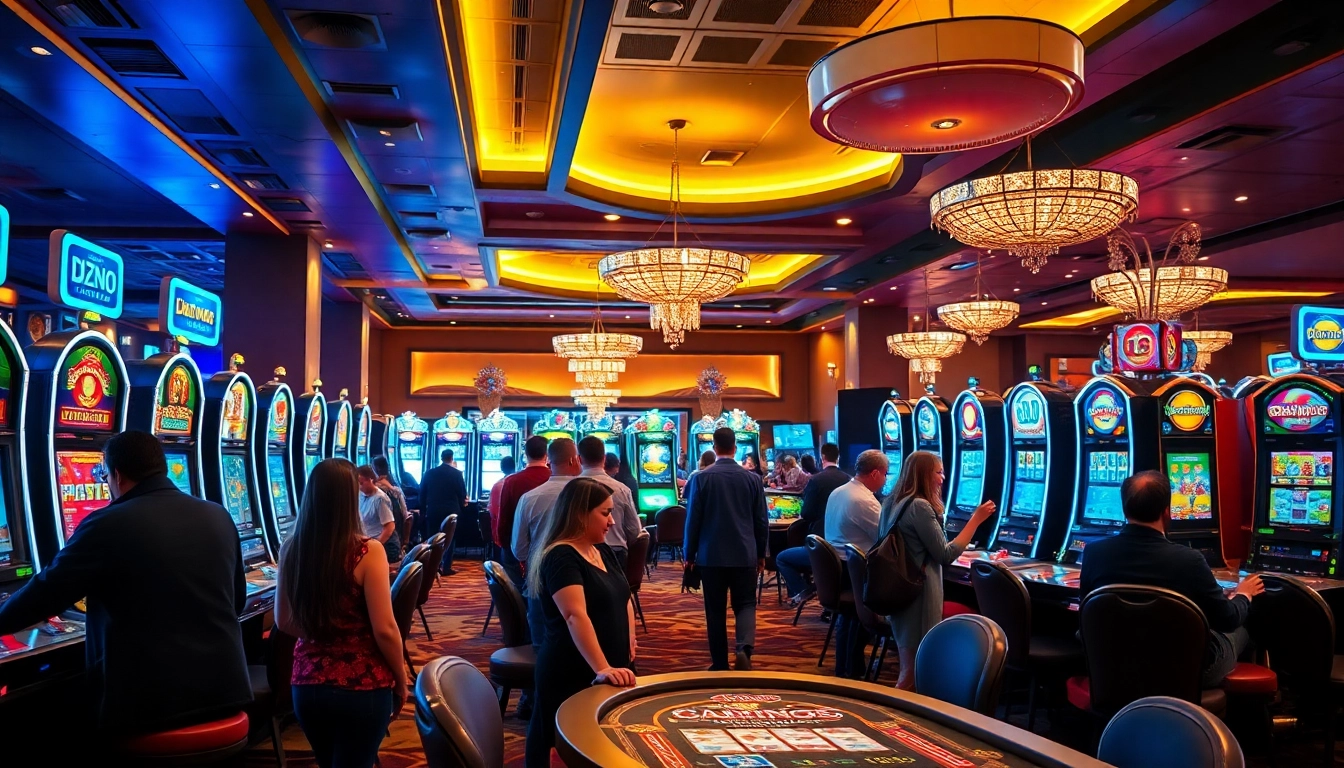 Experience the excitement of Non Uk Casino with players immersed in engaging games.