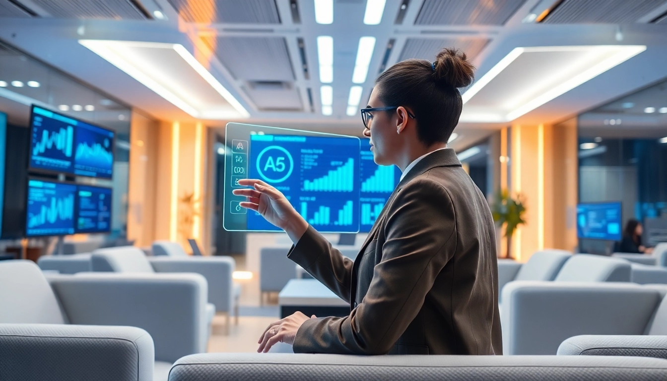 Engaging interface of enterprise assistant software demonstrating advanced AI capabilities.