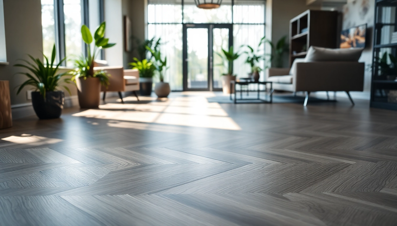 Discover the beauty of lvp flooring near me in a sunlit modern living space with stylish decor.