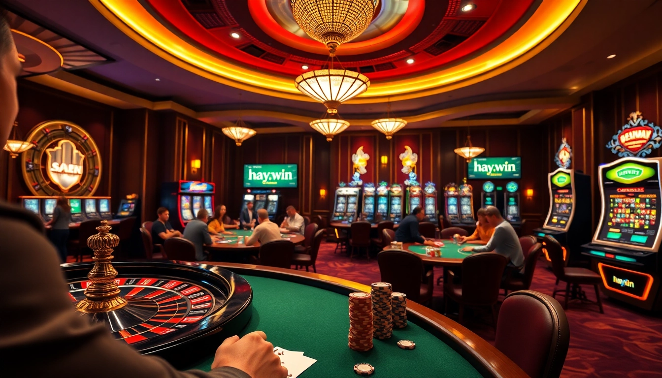 Experience the thrill of playing at hay.win with vibrant casino games and elegant atmosphere.
