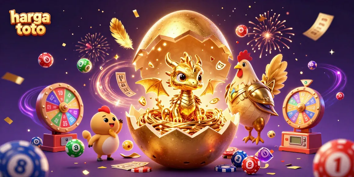 Win exciting rewards with harga toto in this vibrant, high-energy gambling illustration.