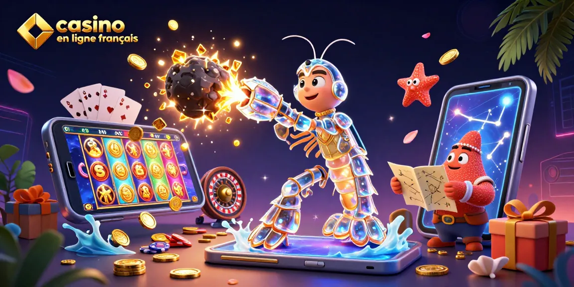 Jouez à des jeux captivants de casino en ligne français avec la crevette mantis galactique et l'étoile de mer.