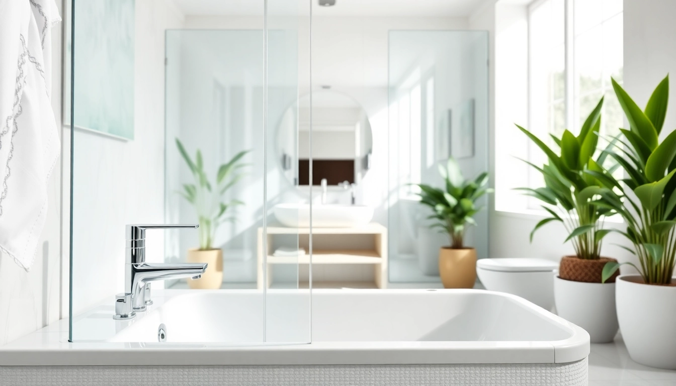 Die sonni Duschkabine in einem modernen Badezimmer, hervorgehoben durch elegantes Design und helle Farben.