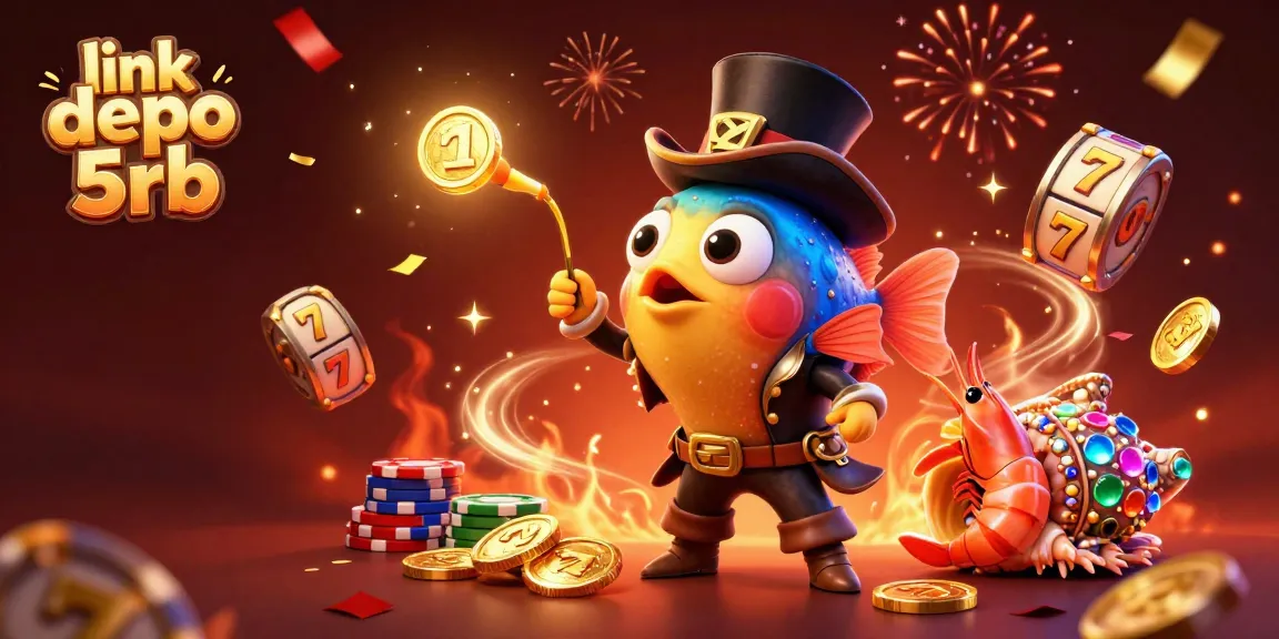 Engage in thrilling gameplay with link depo 5rb, as glowing anglerfish and pirate shrimp attract golden rewards.
