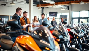 Wir kaufen dein motorrad in einem ansprechenden Verkaufsumfeld mit freundlichem Personal.