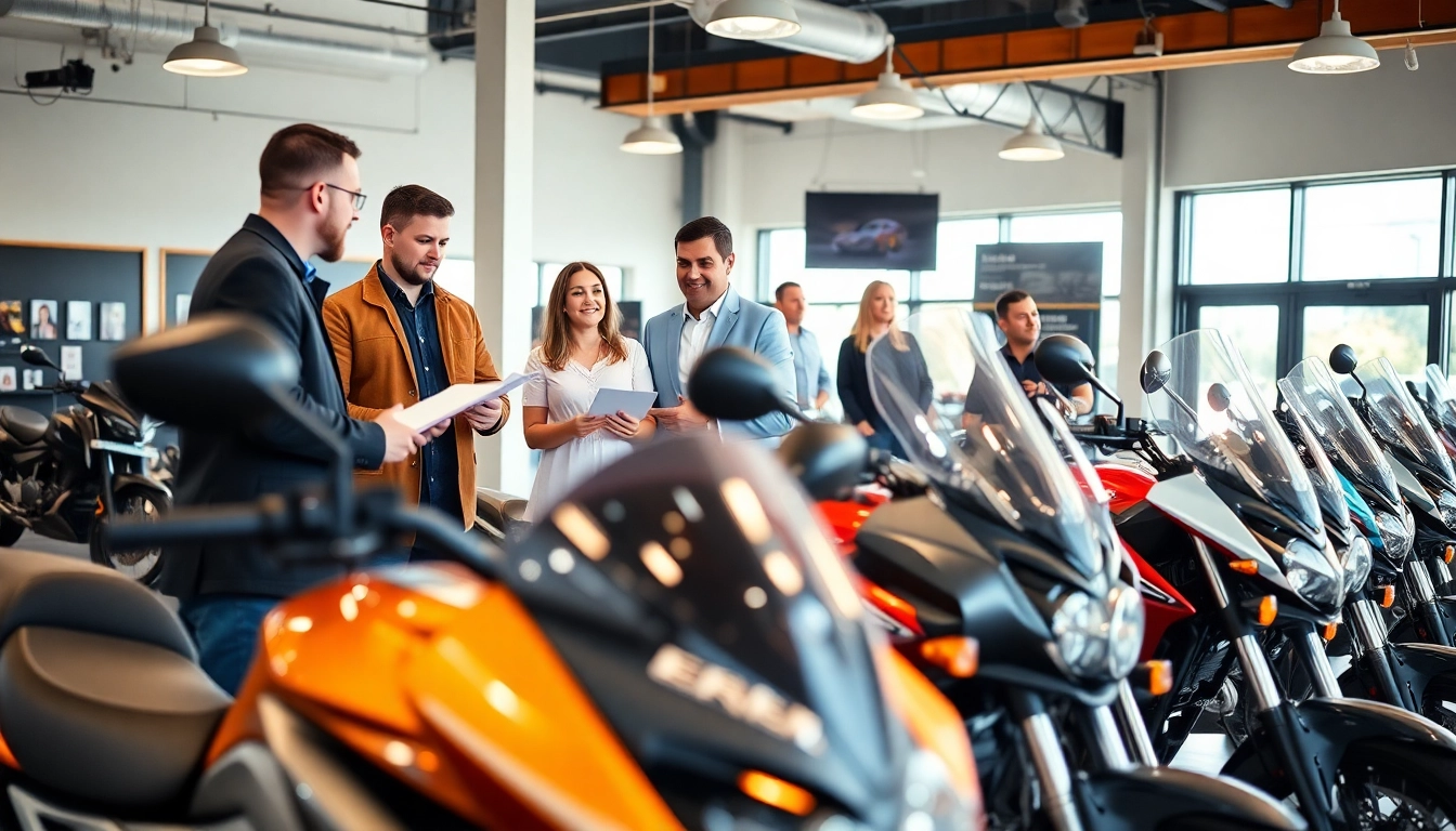 Wir kaufen dein motorrad in einem ansprechenden Verkaufsumfeld mit freundlichem Personal.