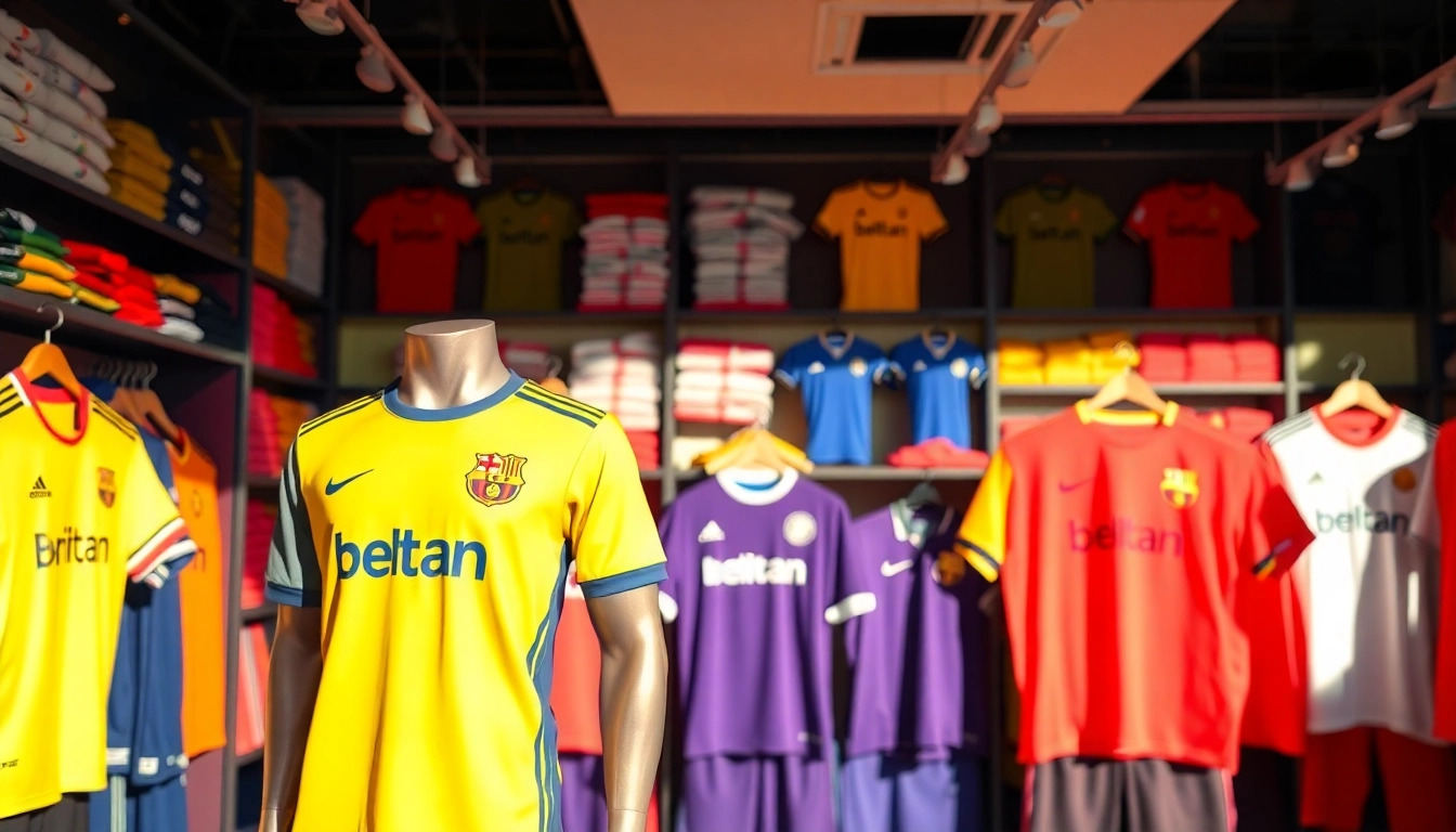Shop the latest team football kits with vibrant colors and unique designs.