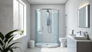 Profitez de produits de sunny showers france dans une salle de bain élégante et moderne.