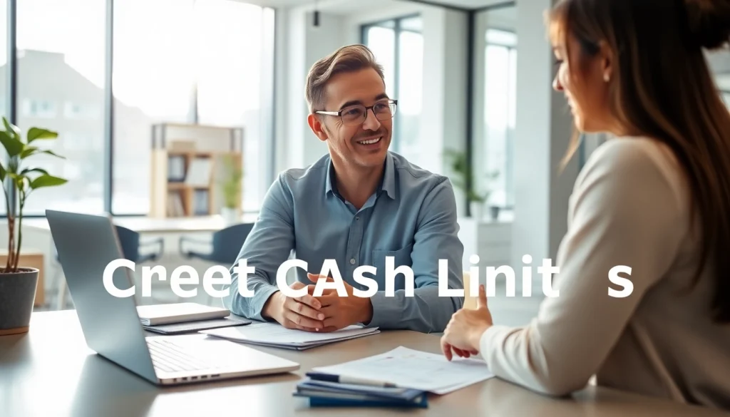 카드 한도 현금화를 위한 전문가와 상담하는 장면을 보여줍니다.