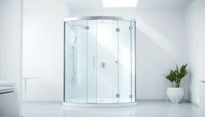 Verleihen Sie Ihrem Badezimmer mit der sonni Duschkabine einen modernen Look.