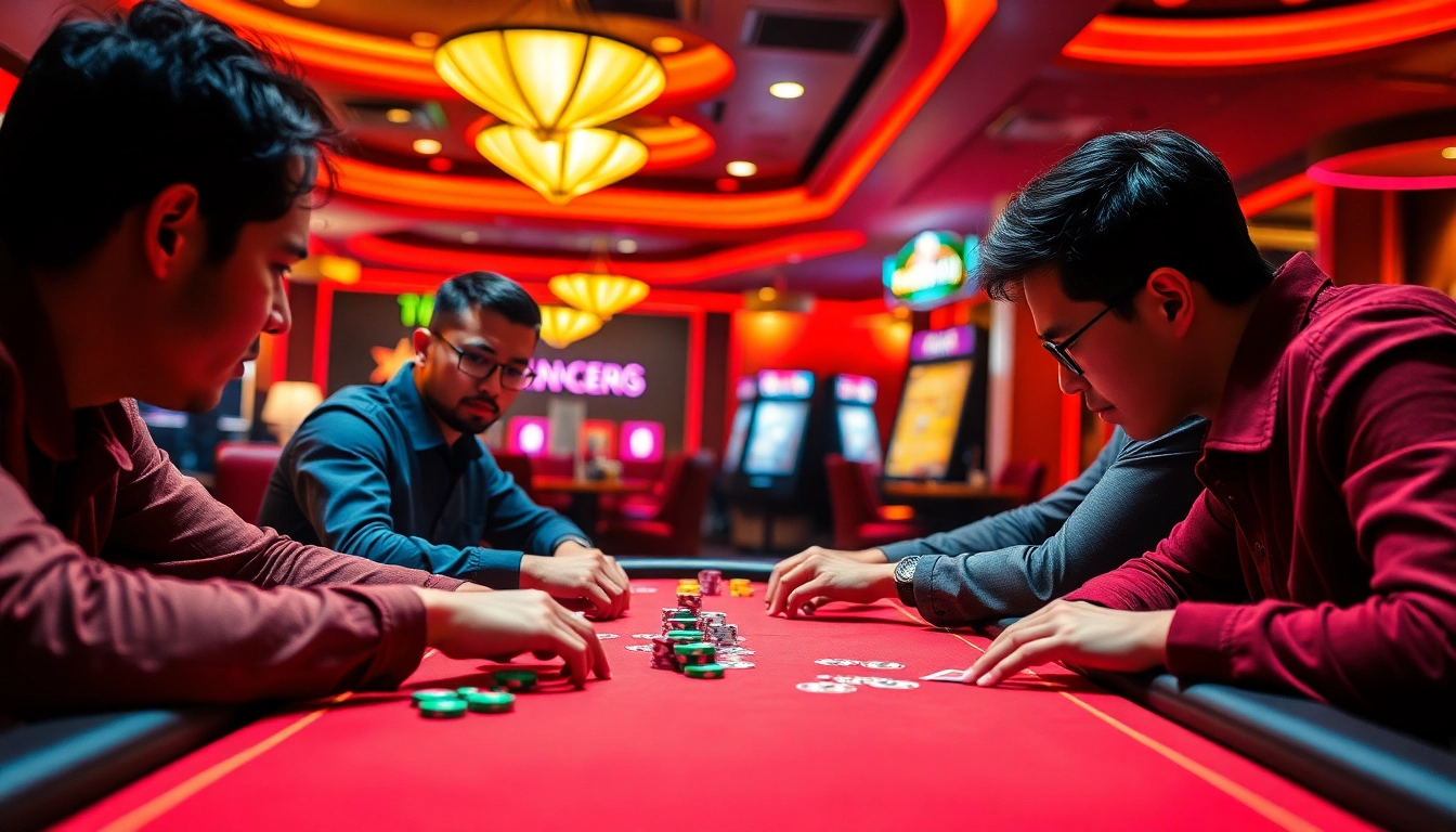 Permainan domino88 game yang seru di meja permainan dengan suasana penuh semangat dan cip warna-warni.