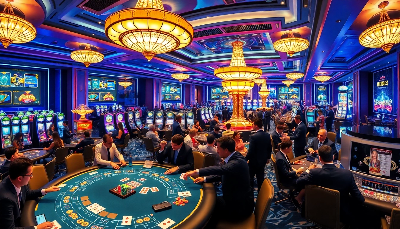 Experience the thrill of winning at https://xx88.boats/ with our lively casino atmosphere image showcasing poker and blackjack action.