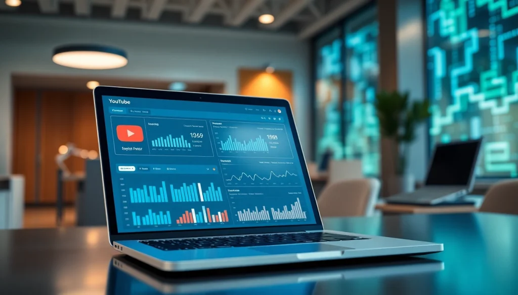 Enhance your marketing strategy with a professional youtube smm panel service interface.