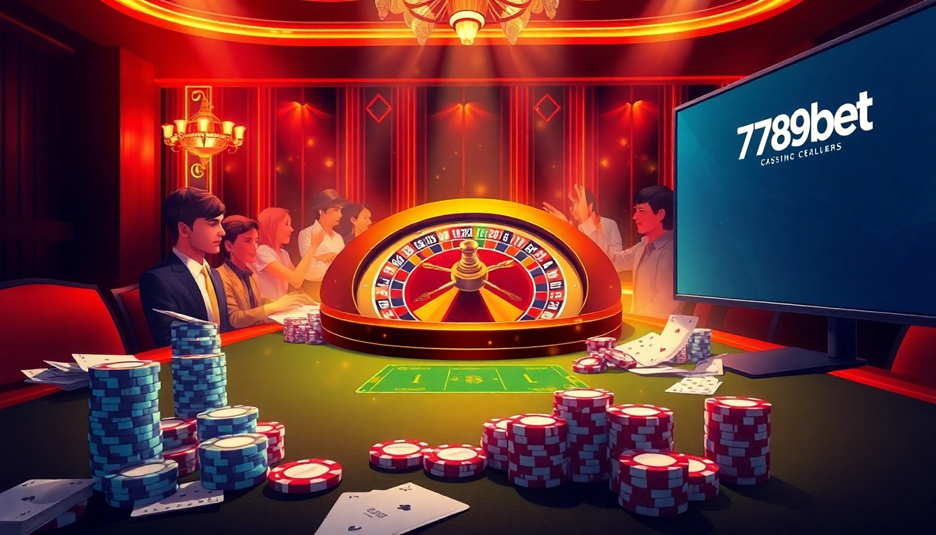 Feeling the thrill of victory at 789bet's luxurious casino table with cards and chips.