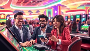 Experience the thrill of online casinos in Canada with lively gambling scenes and enthusiastic players.