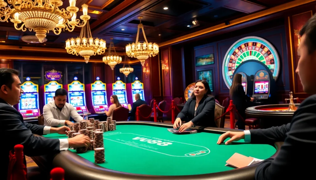 Experience high-stakes poker at W88, where winners engage in thrilling gameplay.