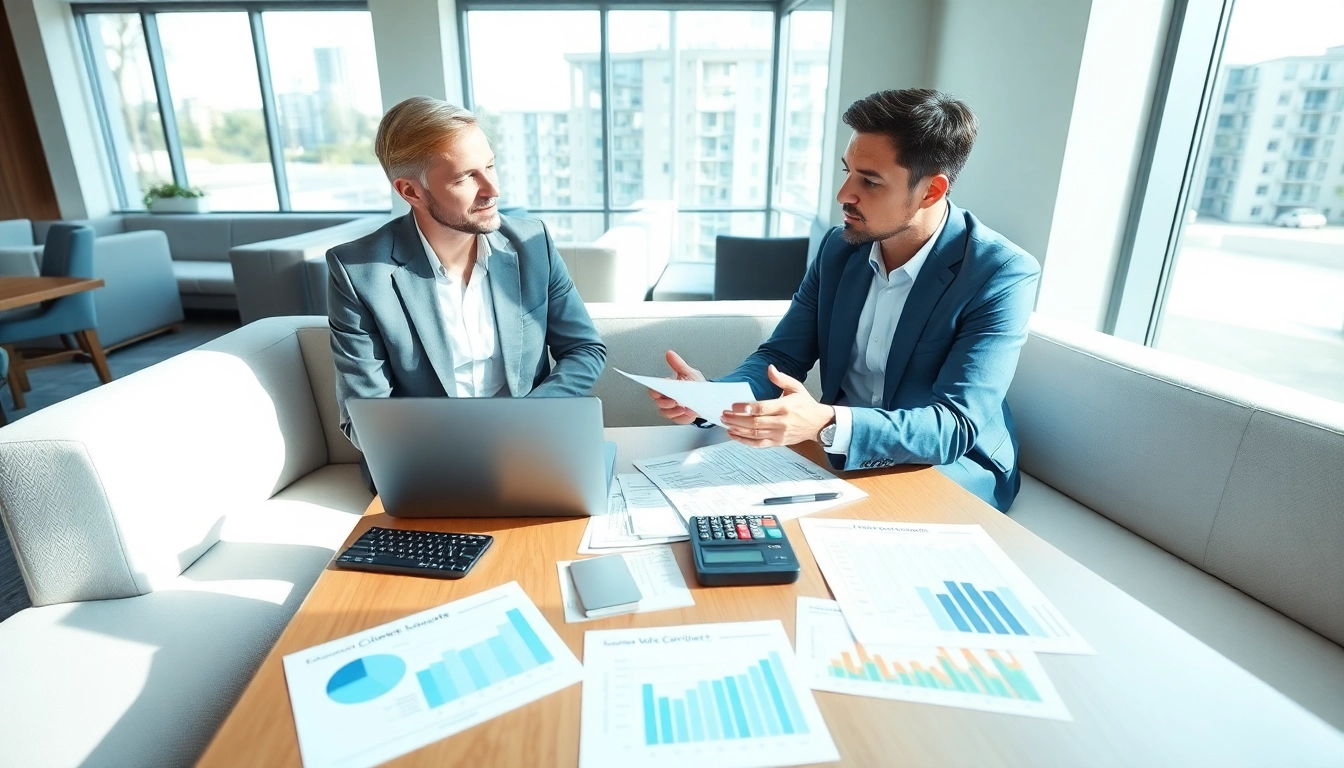 신용카드 현금화 방법을 논의하는 재정 상담사의 모습