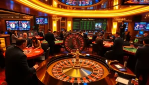 Experience the thrill of lk21 indoxxi at an upscale casino with vibrant games and excitement.