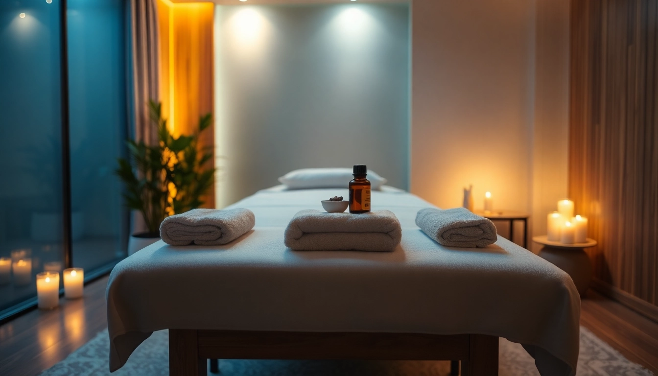 Experience the ultimate 출장마사지 in a serene and luxurious setting, showcasing a professional massage environment.