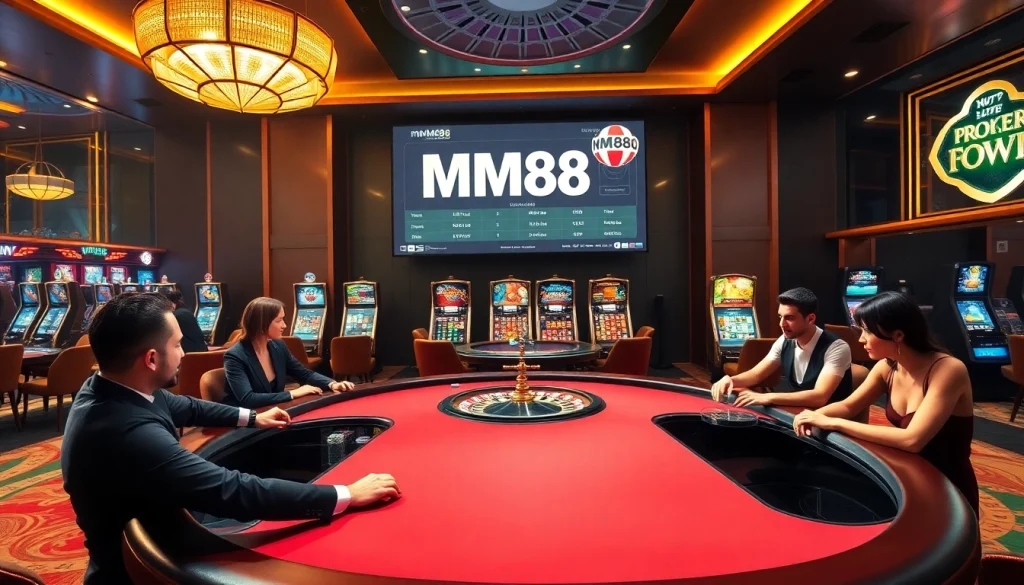 Experience high-stakes action at MM88 with vibrant casino games and luxury vibes.