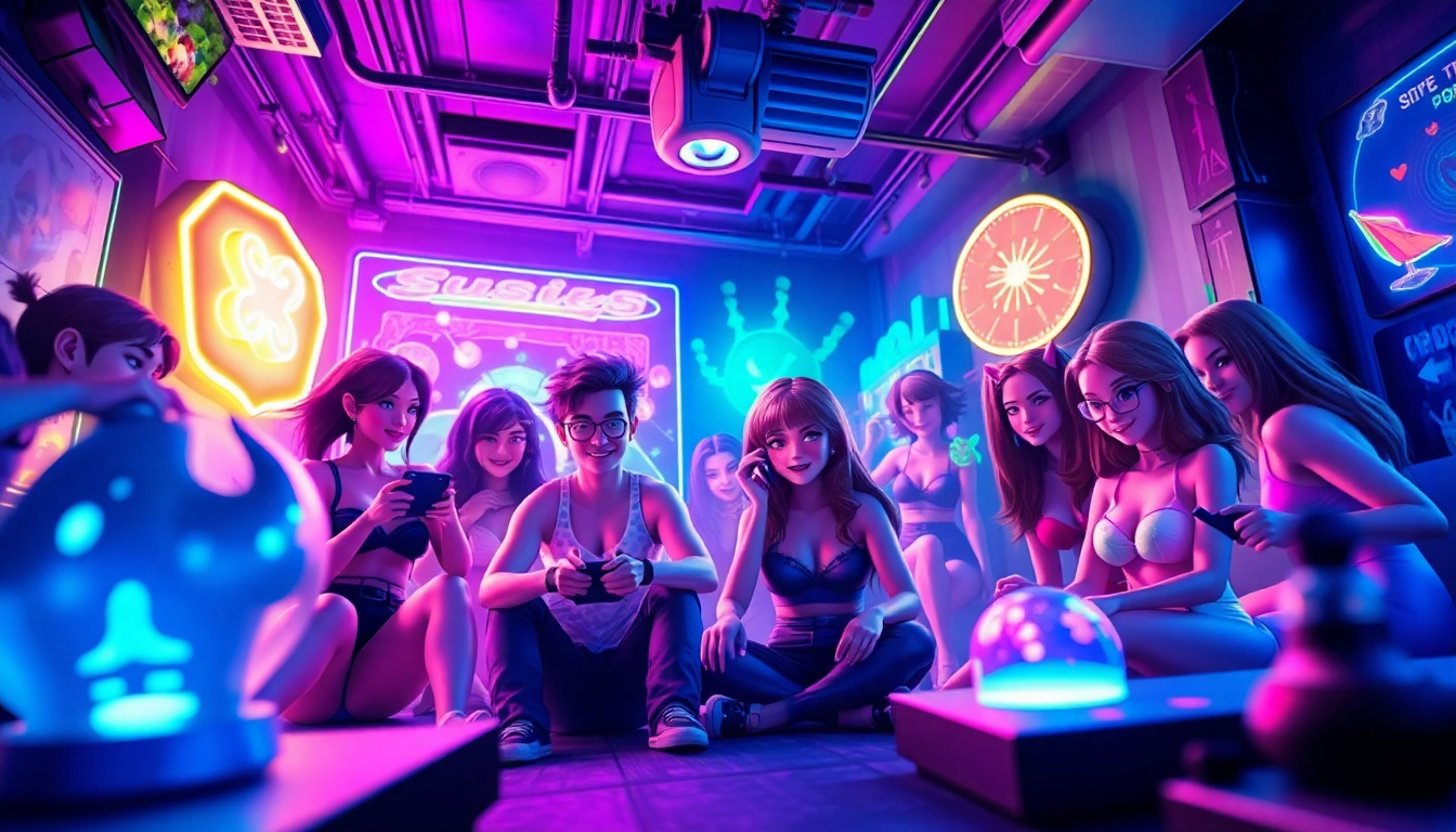 Engaging showcase of free porn games featuring diverse characters and exciting gaming environments.
