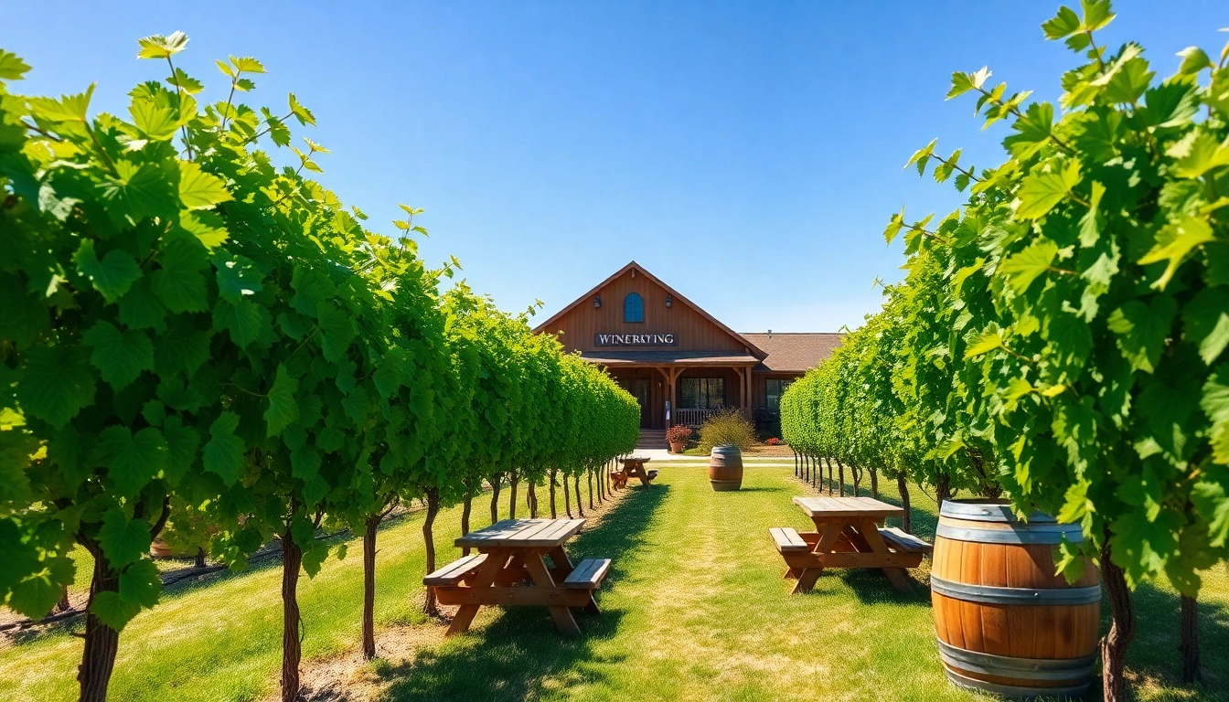 Savor the charm of wineries in Clarksburg with lush vineyards and a rustic tasting room.