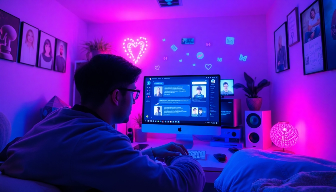 Engaging user with free nsfw ai chatbot in a cozy digital space