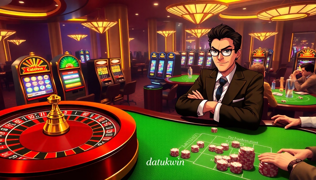 Rasakan sensasi bermain judi di Datukwin dengan meja kasino yang penuh warna dan permainan yang seru.