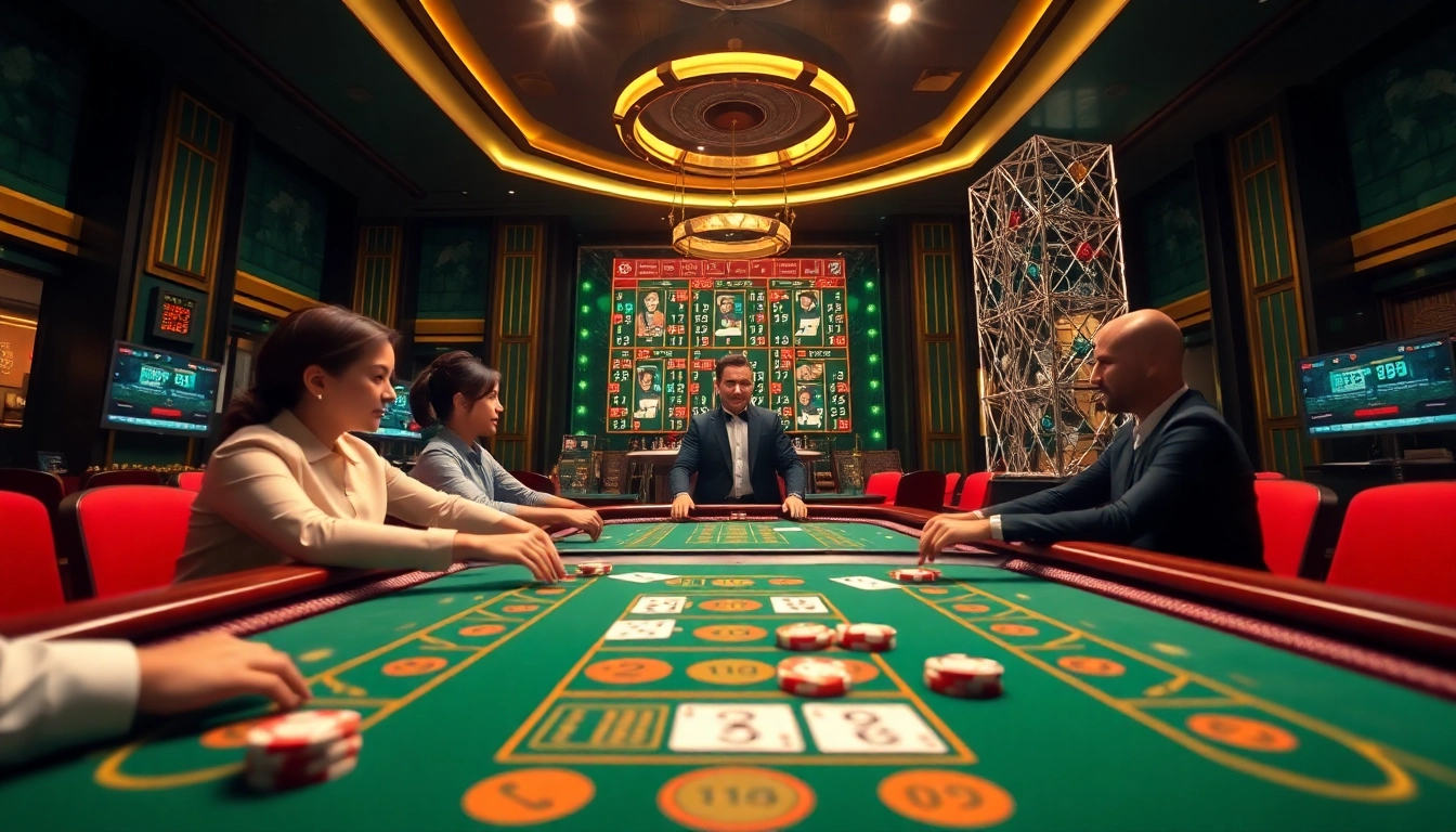 생동감 넘치는 카지노 분위기와 매력적인 사용자 인터페이스를 보여주는 고품질 온라인 바카라 게임 플레이.