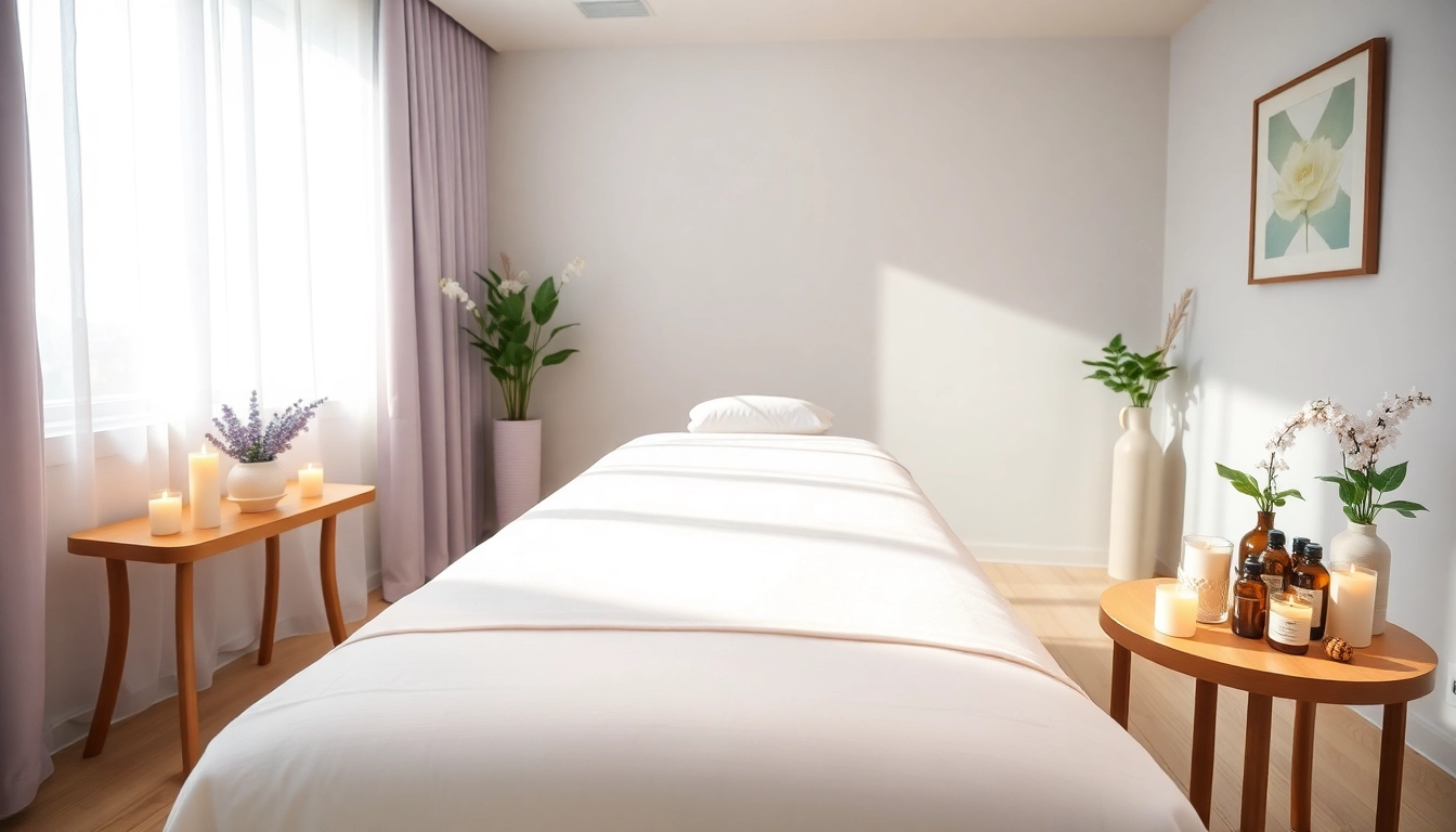 이완을 위한 편안한 분위기와 매력적인 장식으로 설계된 송도마사지 치료실