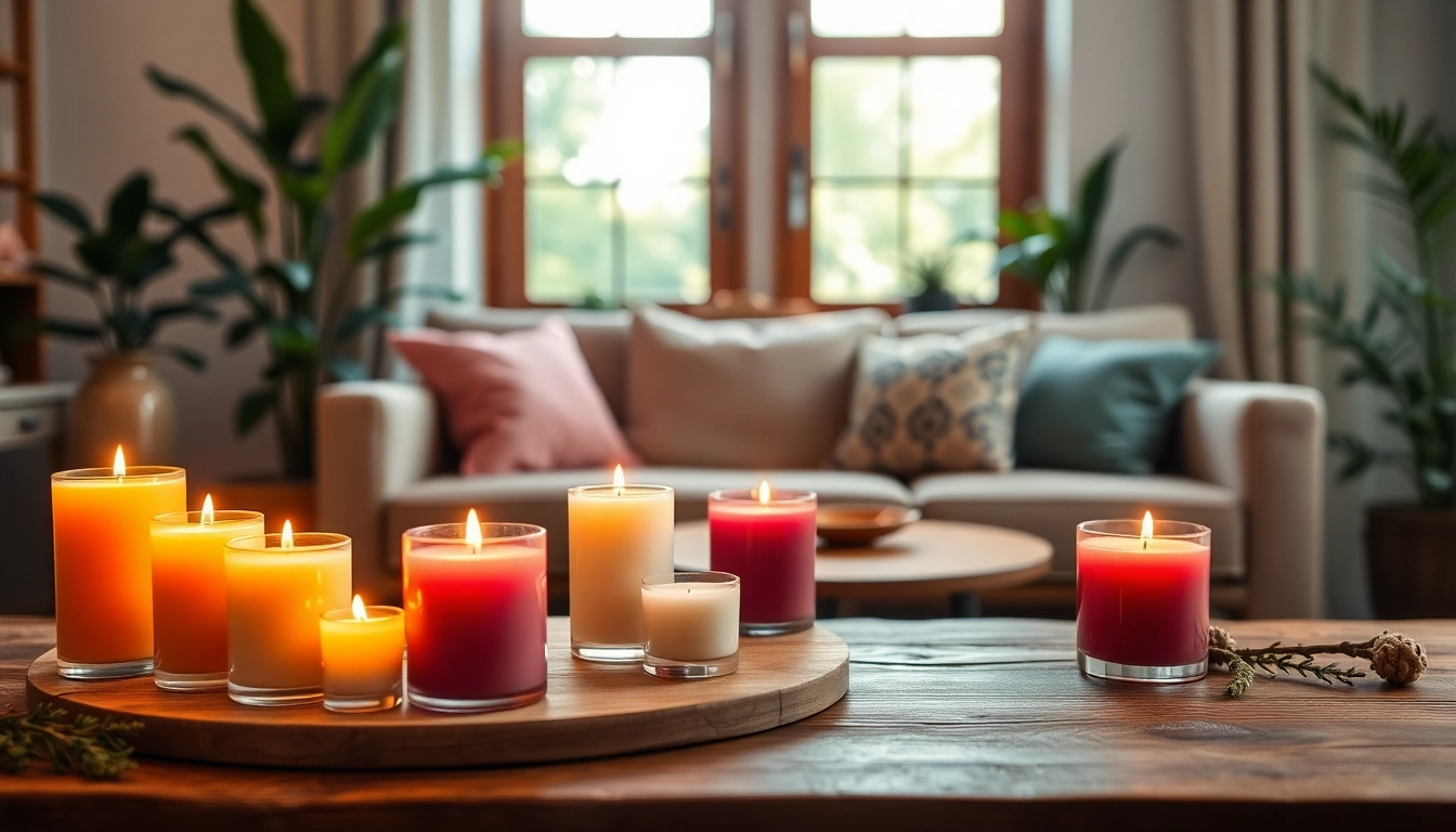 Uživanje u mirisnim svecama koje stvaraju opuštajuću atmosferu u prostoru.