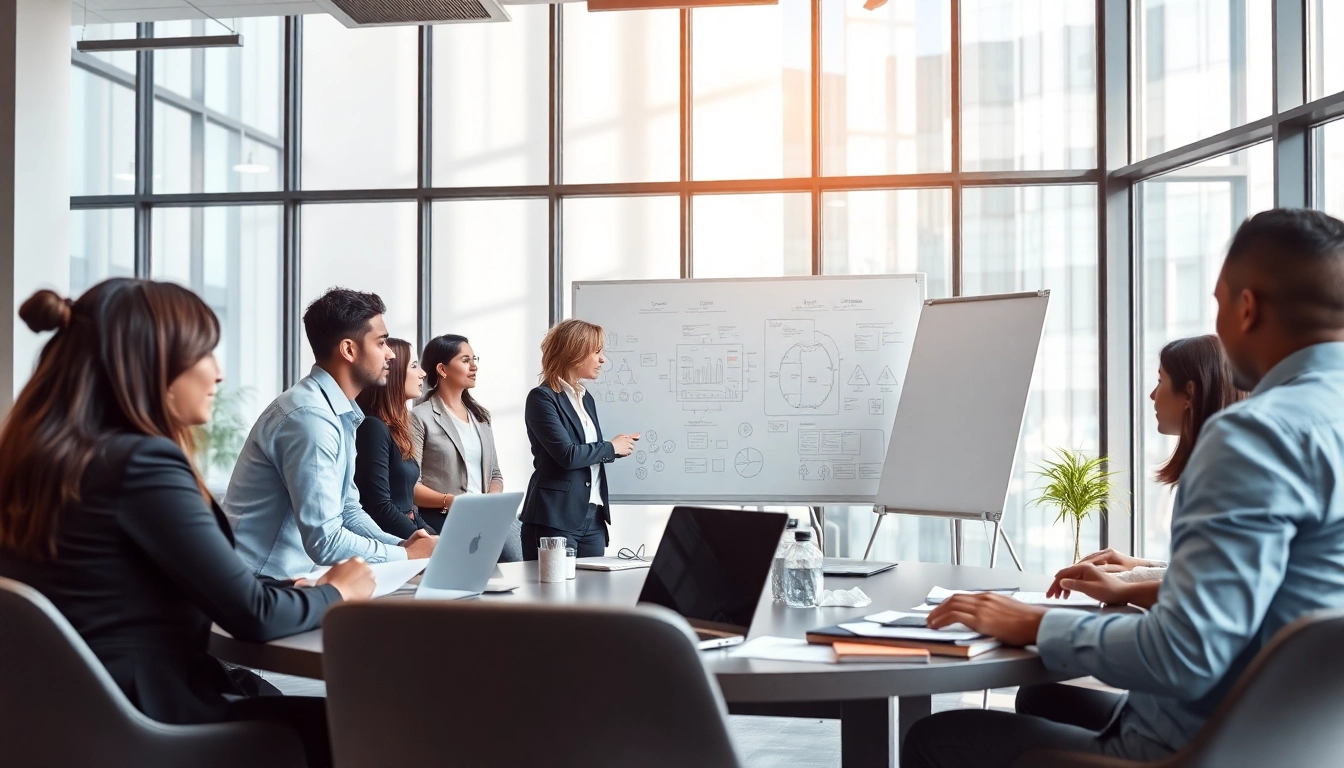 Team collaborating on Strategy Capture Management in a modern office environment.