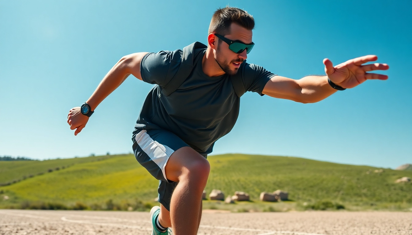 Phantom athletics athlete performing dynamic movements in an outdoor setting.
